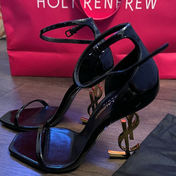 Saint Laurent Opyum Open Toe Sandal - Size 36.5 - Picture 6 of 8